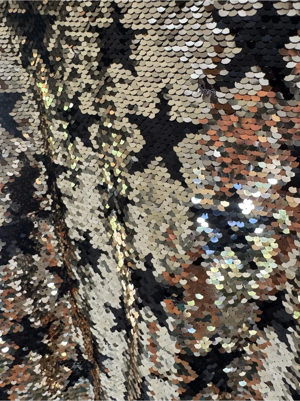 Peek - Kids Sequin Star Short-Sleeve Dress - Gold/Black - Size 4/5